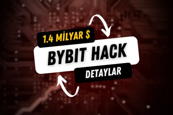 Bybit borsasında gerçekleşen 1.4 milyar dolarlık hack olayının detaylarını açıklayan bir görsel.