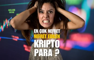 Kripto para piyasasında yaşanan düşüş nedeniyle sinirli bir yatırımcının reaksiyonu.