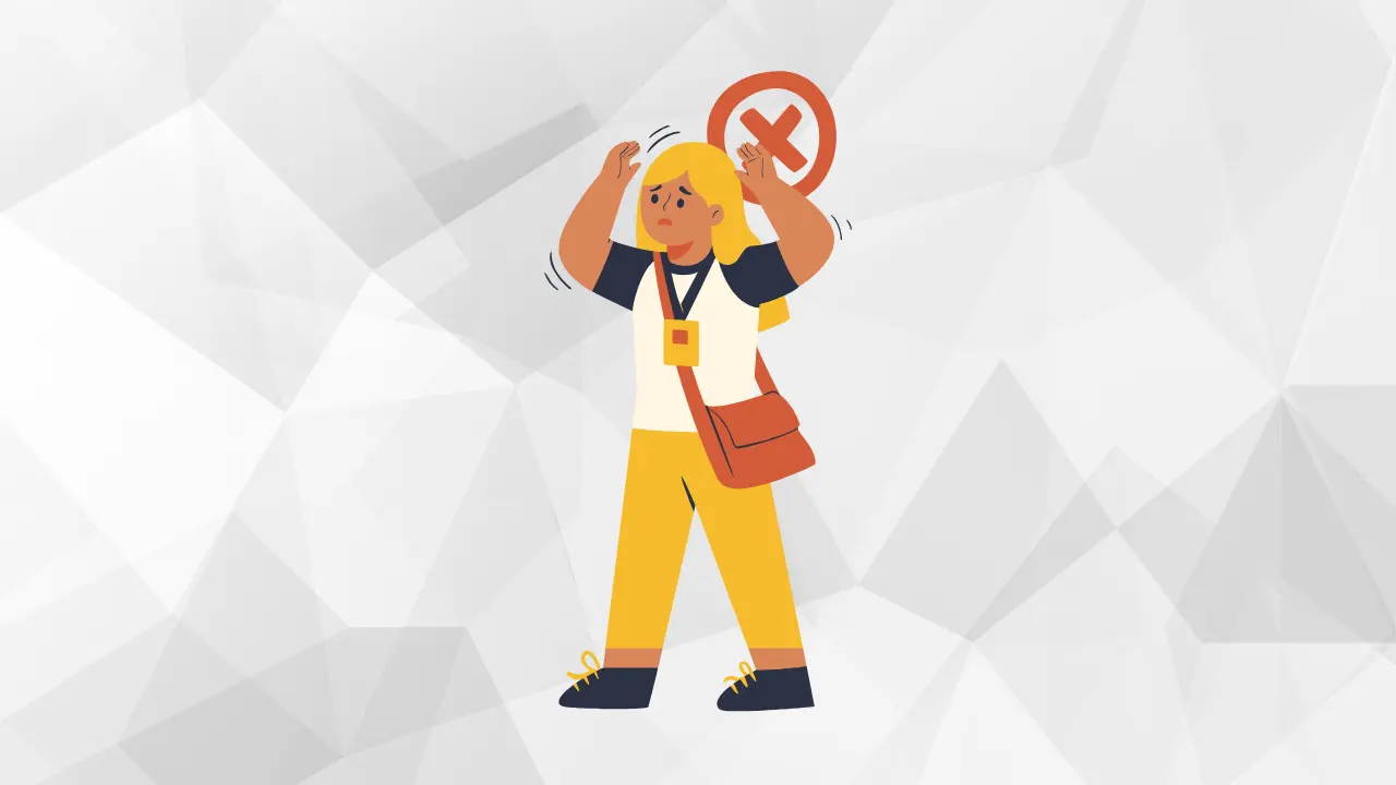 Bir kişi, yönü yanlış olan bir reklam kampanyasından dolayı şaşkın ve mutsuz görünüyor. Reklamın hedef kitlesiyle uyumsuz olduğu veya yanlış yönlendirilmiş olduğu belirtiliyor.