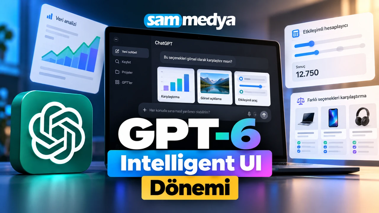 GPT-6 Intelligent UI ile ChatGPT’de görsel, etkileşimli ve araç destekli yanıt deneyimi