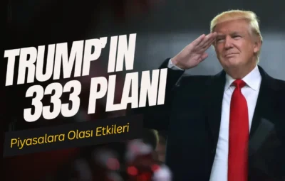 Donald Trump'ın 333 planı hakkında yapılan açıklamanın yer aldığı bir görsel.